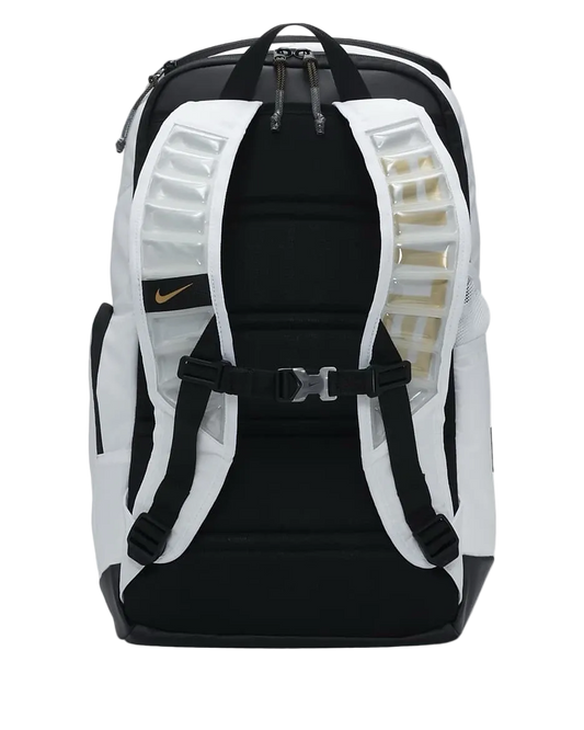 Hoops Elite Backpack White/Gold