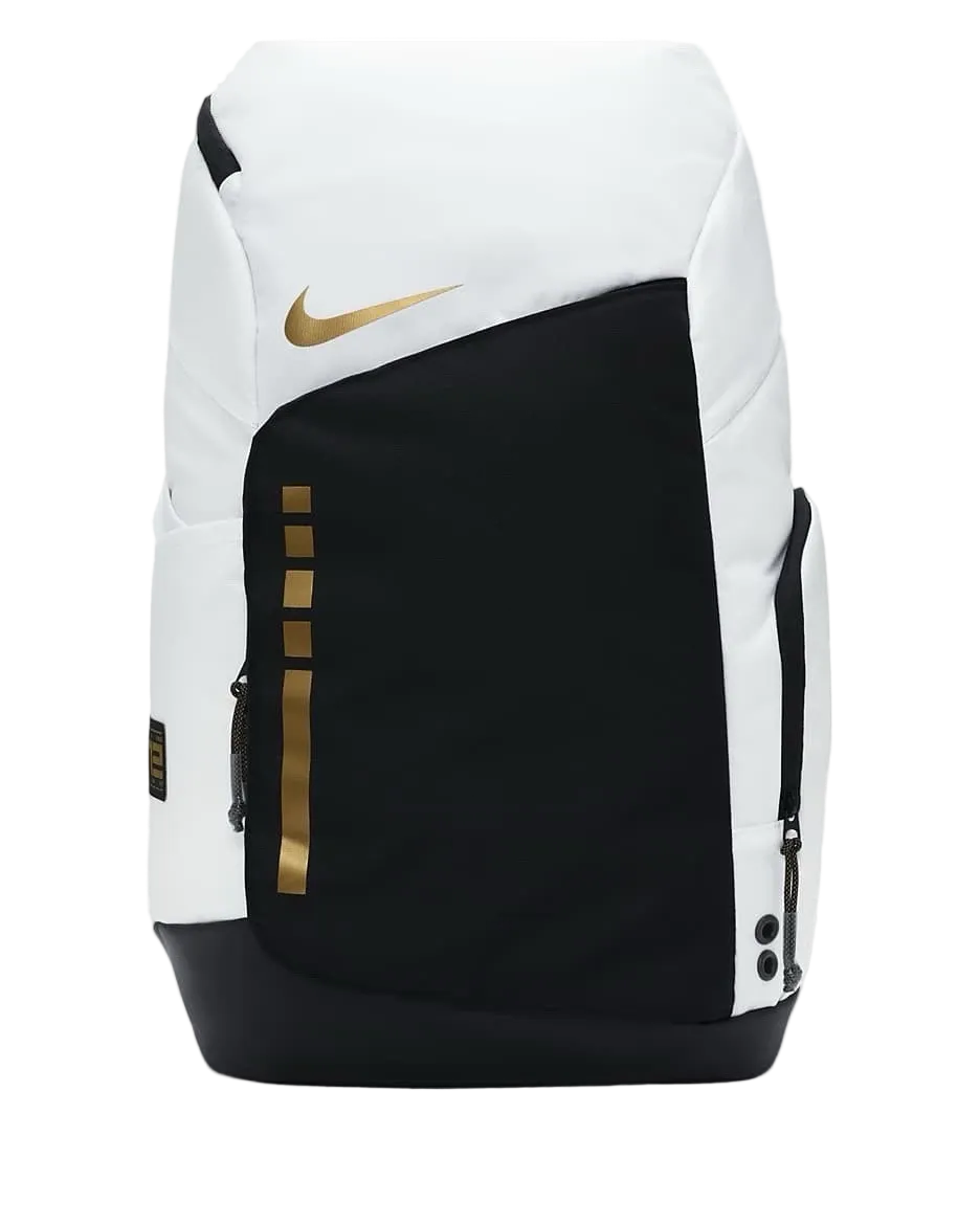 Hoops Elite Backpack White/Gold
