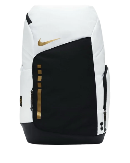 Hoops Elite Backpack White/Gold